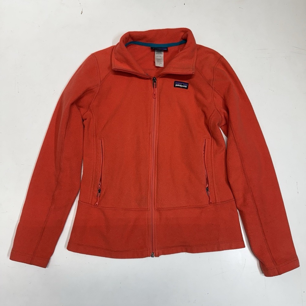 Patagonia Emmilen Full Zip Fleece Jacket Orange‎ Women's Size S